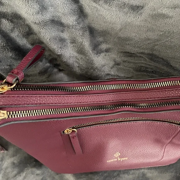 NWOT Nanette Lapore shoulder bag in orchid, raspberry plum colored - Picture 5 of 11